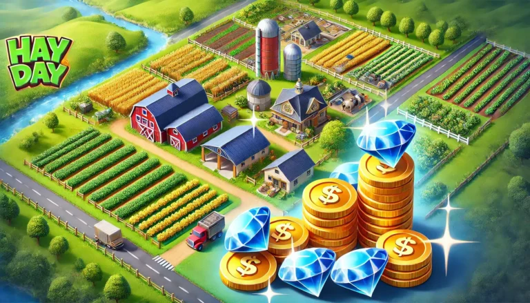 Use Diamonds & Coins in Hay Day